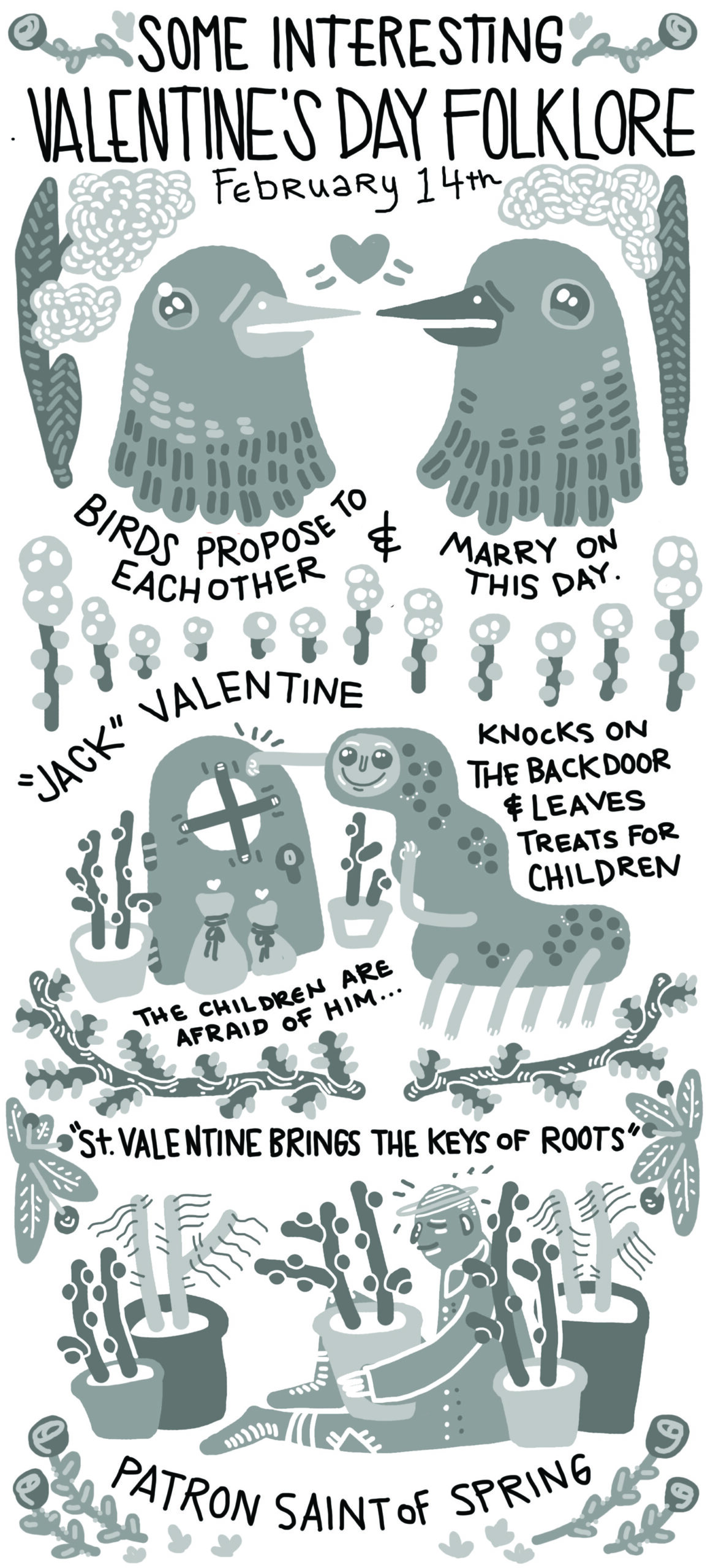 TCE Illustrates: Valentine’s Day Folklore