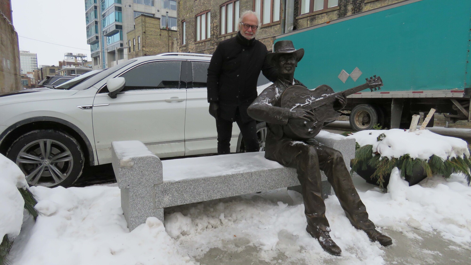 MEL BROWN STATUE FINDS HOME IN DOWNTOWN KITCHENER