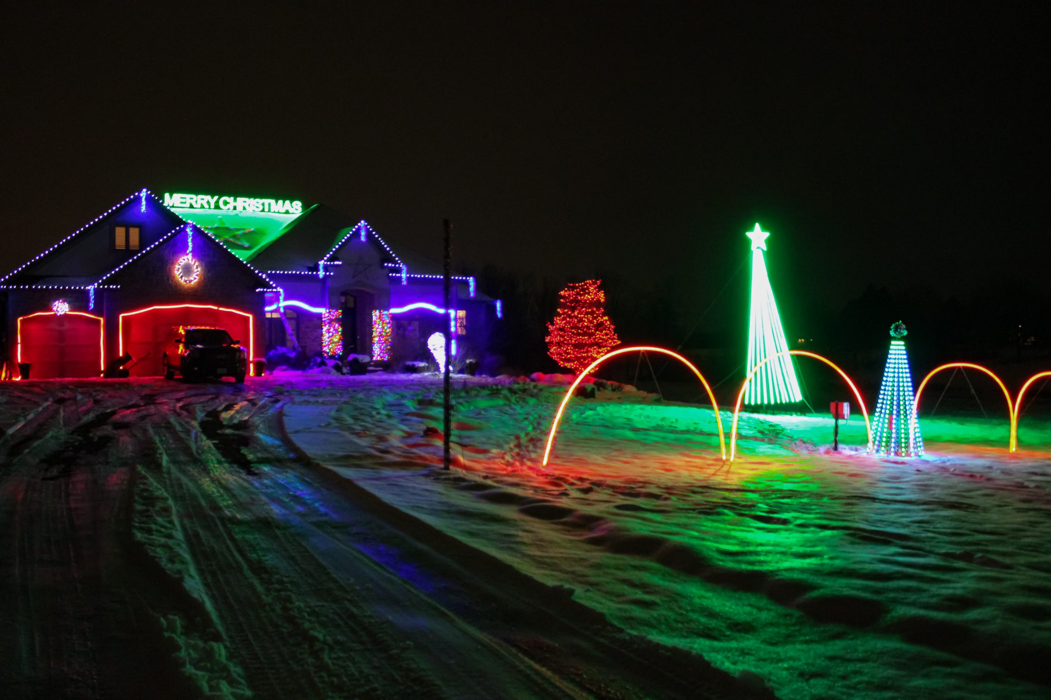 All Of The Lights At Dave Baker’s House