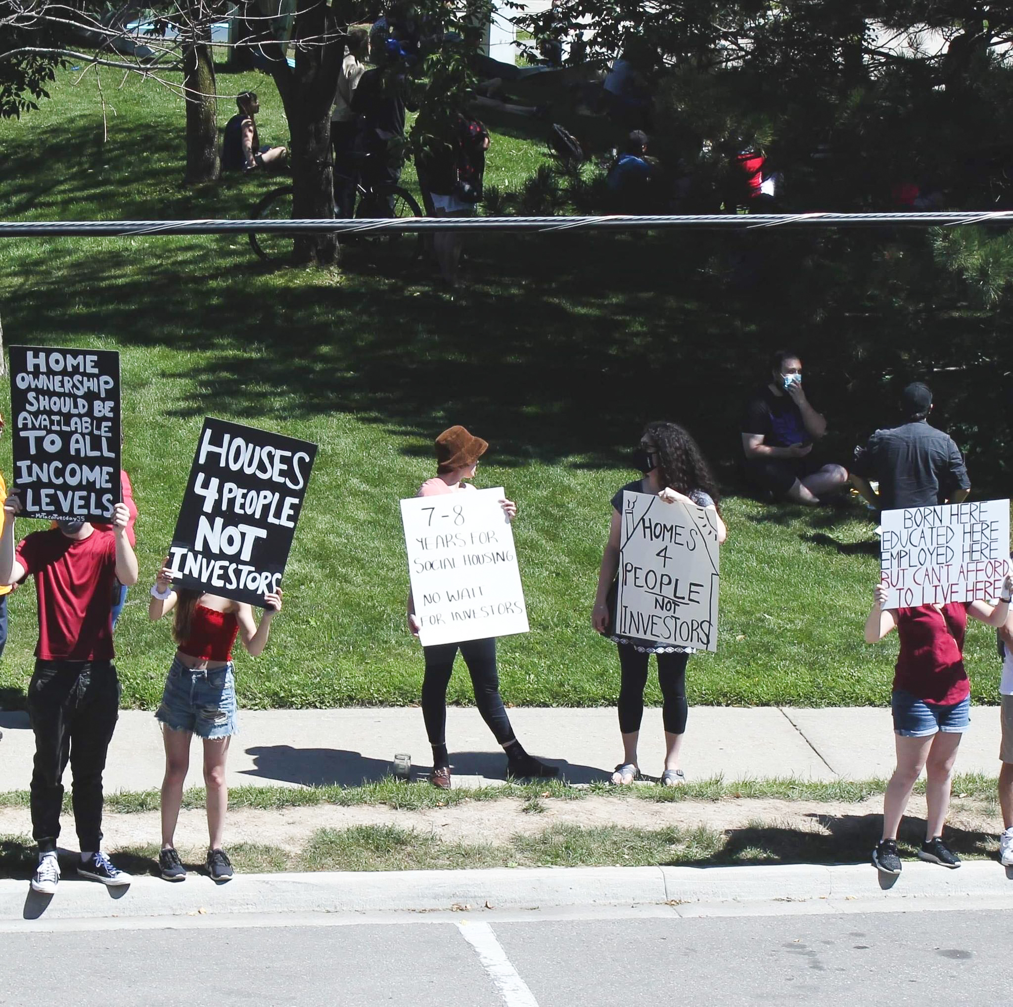 KW residents join Nationwide protest to draw awareness to the housing crisis