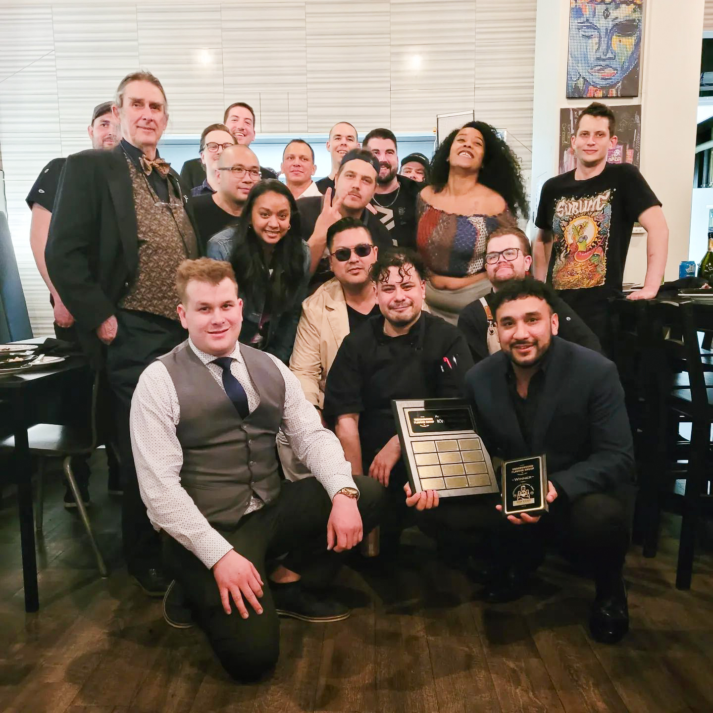 Borys and Clarke Win Underground Flavour Group’s First Top Chef KW