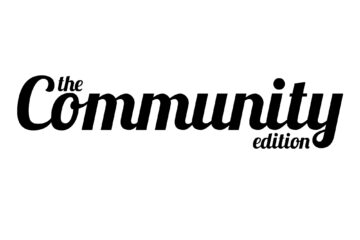 The Community Edition logo in lobster font.